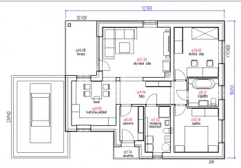 Villa VERDE 86 m2 pln domu